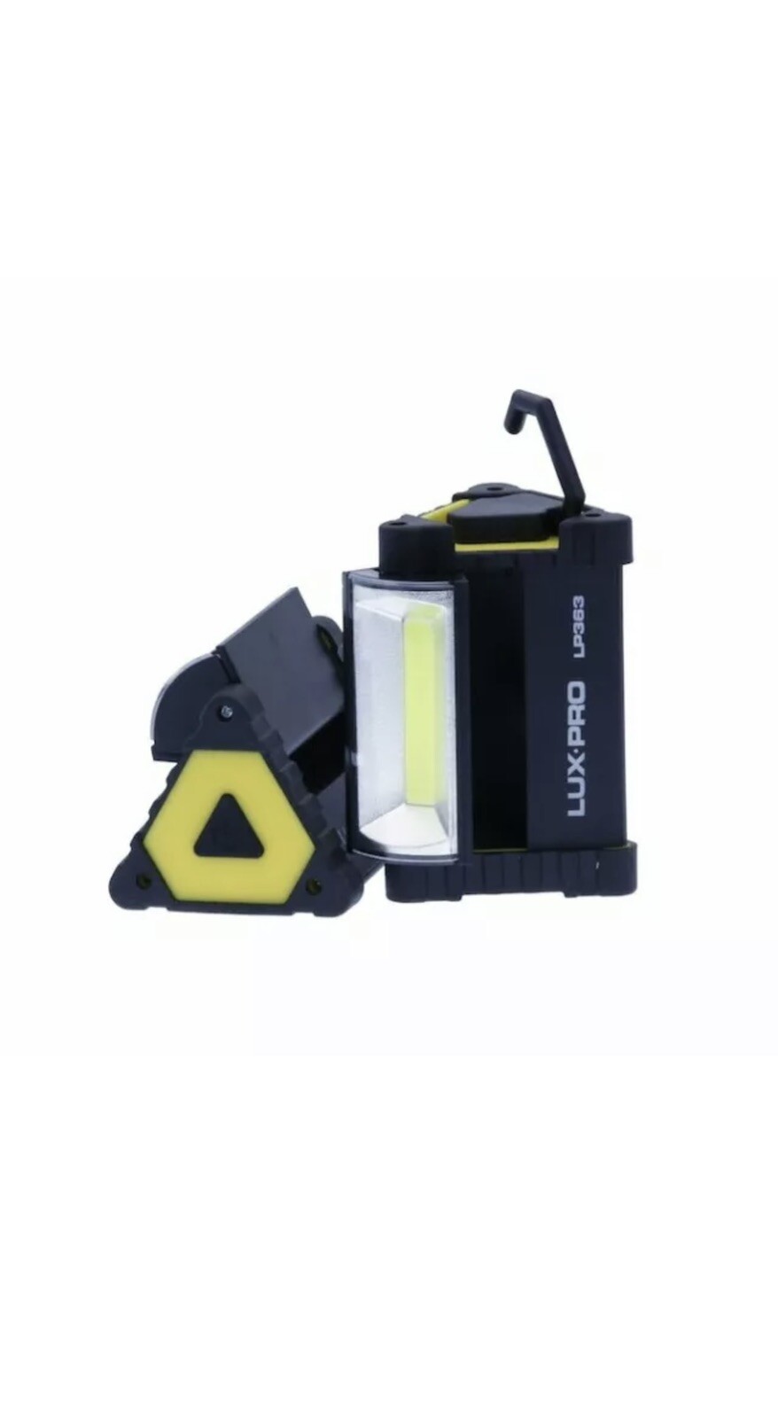 LUXPRO 2 Pack 180 Lumen Broadbeam LED Mini Triangle Area Light – NEW LP362 NIB