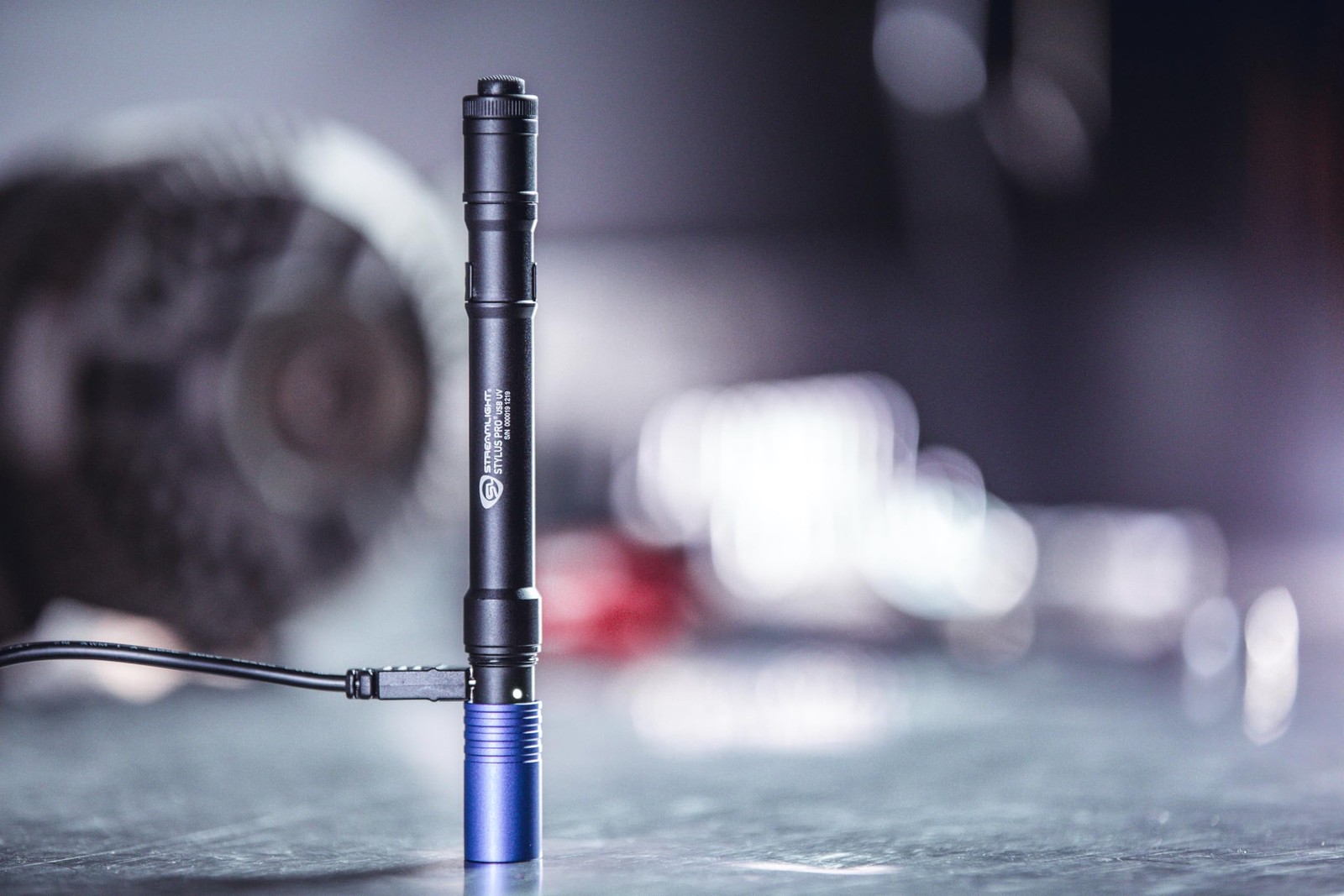 Streamlight 66148 Stylus Pro USB 400nm UV Rechargeable, Black