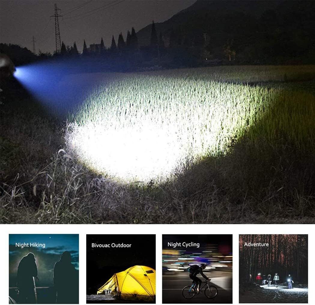 Torch,Mini LED Flashlight, 2 Packs of Super Zoomable AA Battery Powered