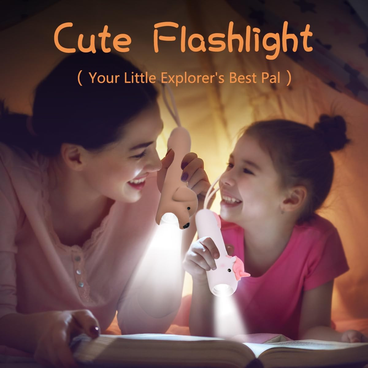 Rechargeable Kids Flashlight – Silicone Kids LED Flashlight Toy for Boys & Girls