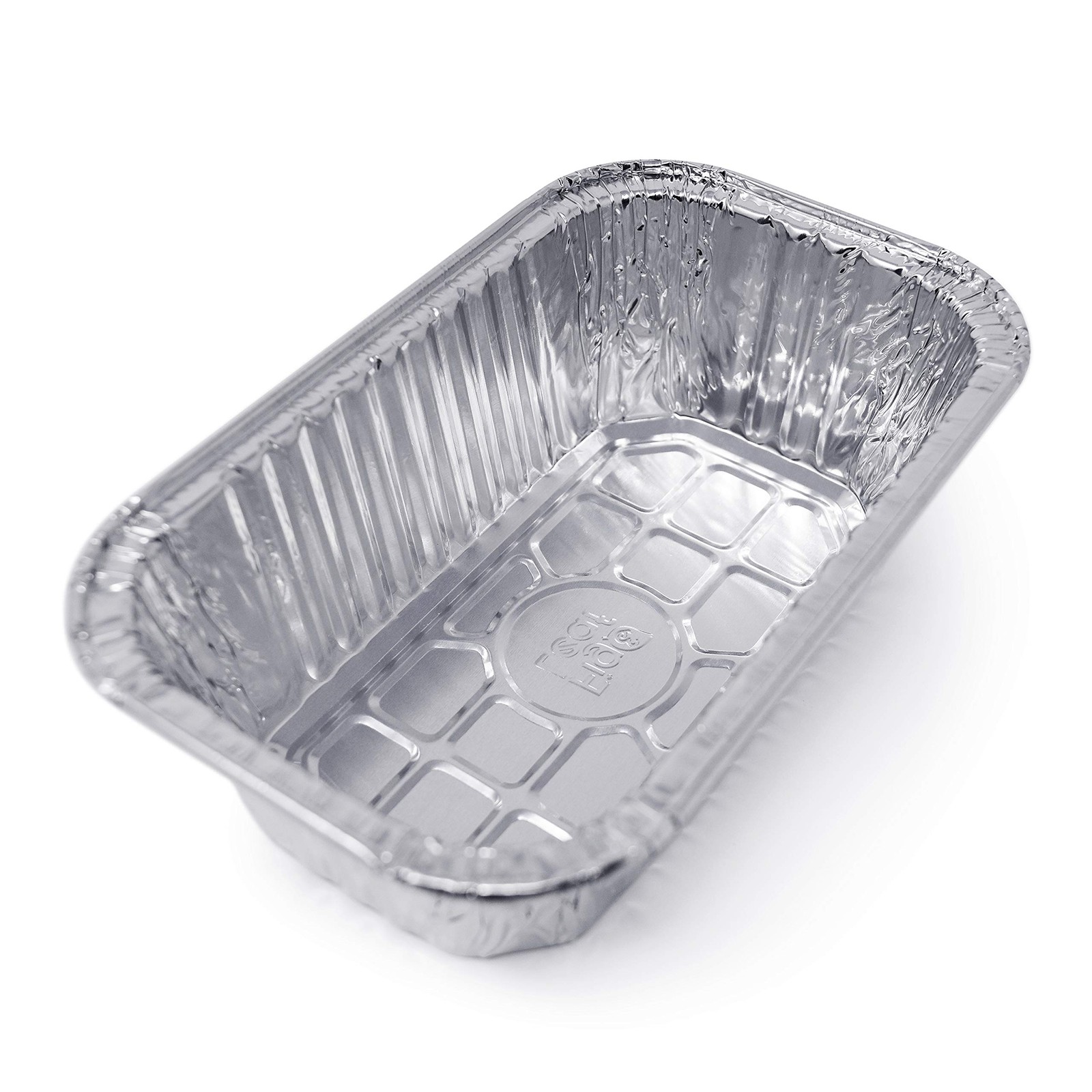 (100 Pack) Premium 1-LB Bread Loaf Baking Pans l Mini 6″ x 3.7″ x 2″, Silver