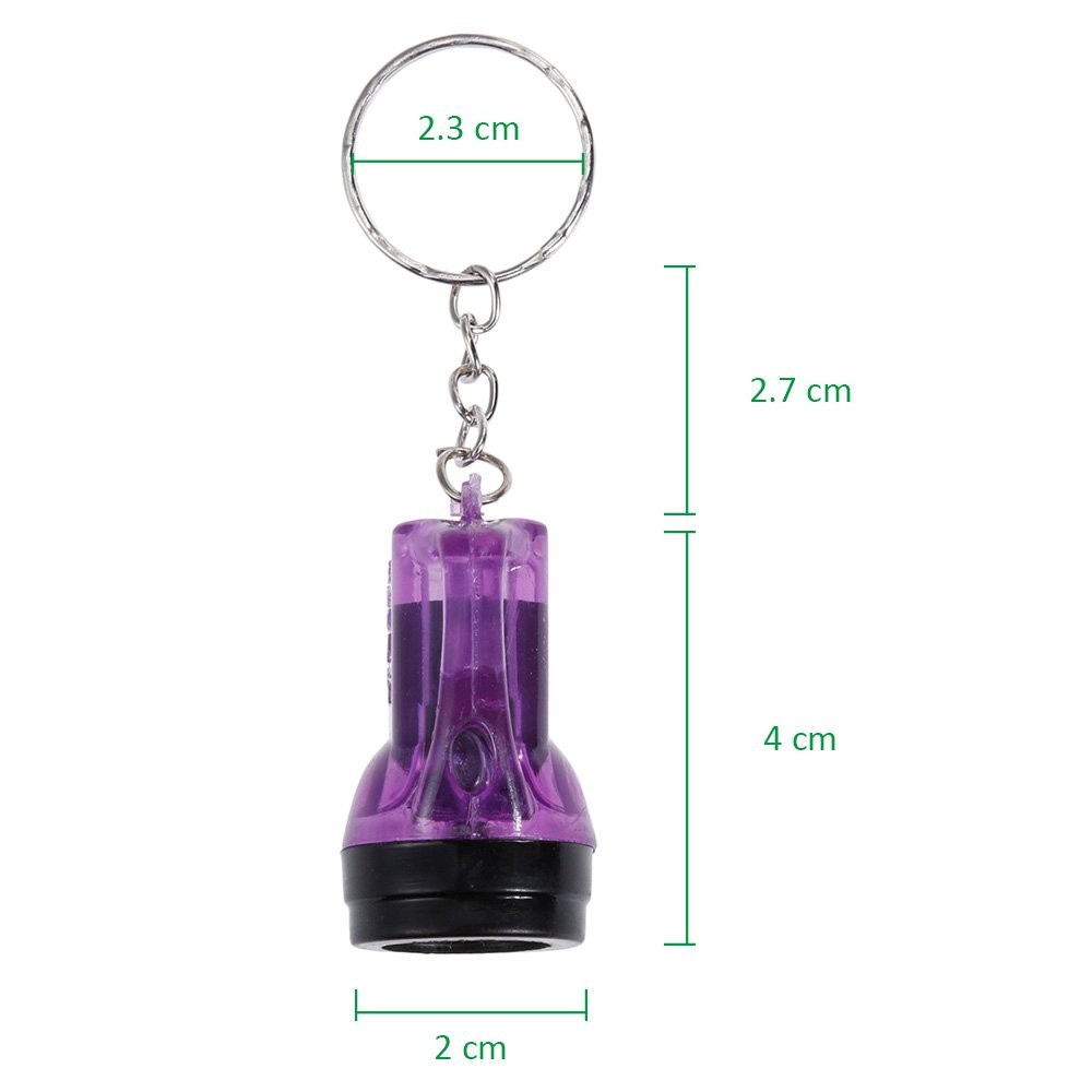 24pcs keychain flashlight mini lamp 4cm