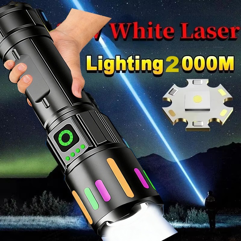 350000000 Lumen Super Bright LED Tactical Flashlight Rechargeable Work Light++=*