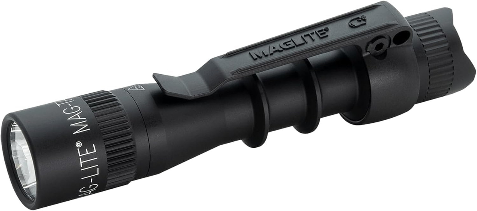 MAG-TAC 2 LED Flashlight – 2-Cell CR123, Plain Bezel, Black Finish