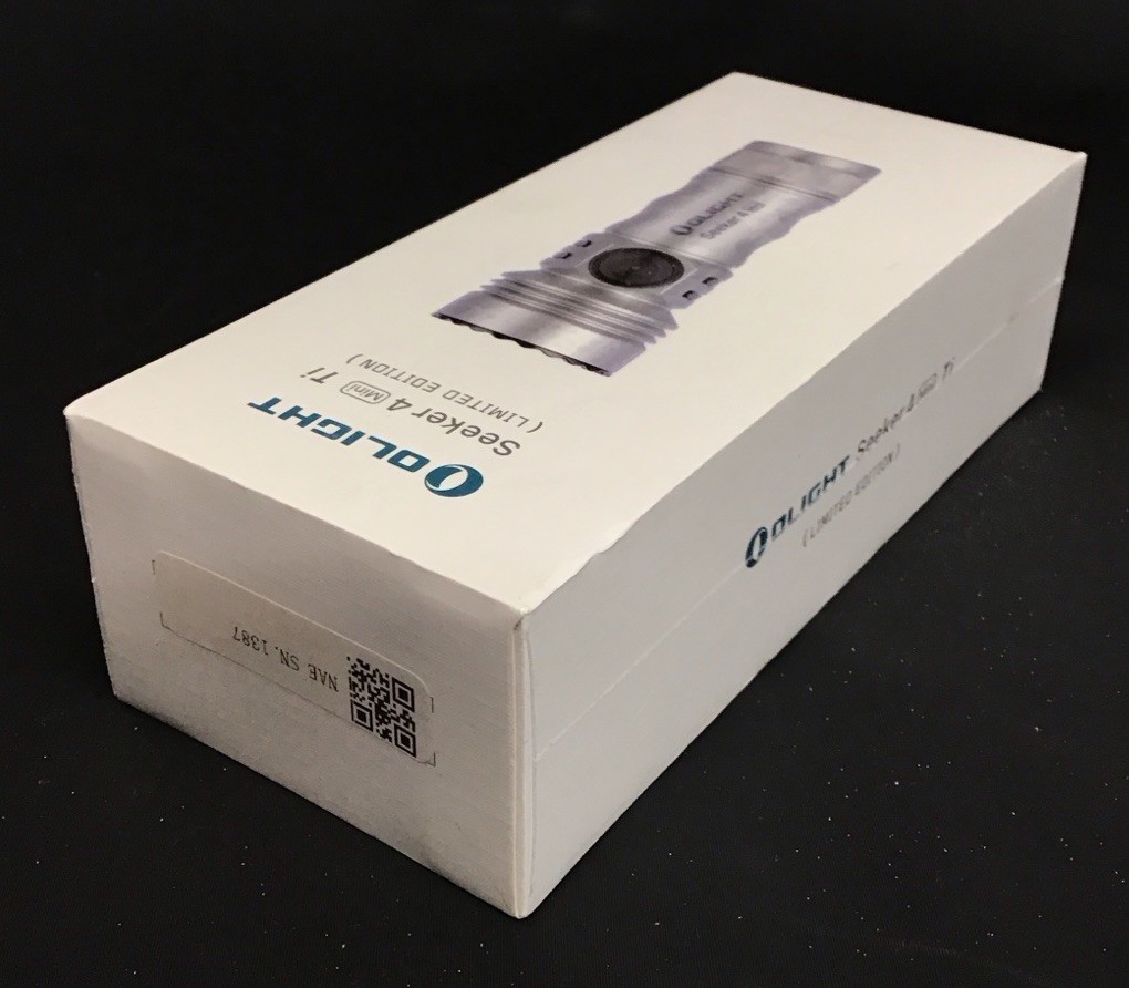 Olight Seeker 4 Mini Ti Titanium Limited Edition Flashlight New Factory Sealed