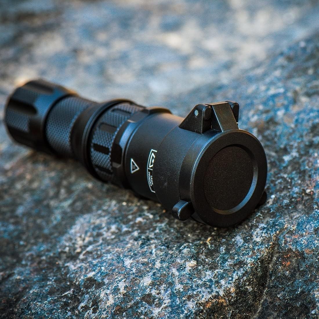 LP25 Flashlight Lens Protector – Safeguard Your Gear with Matte Black Silicone