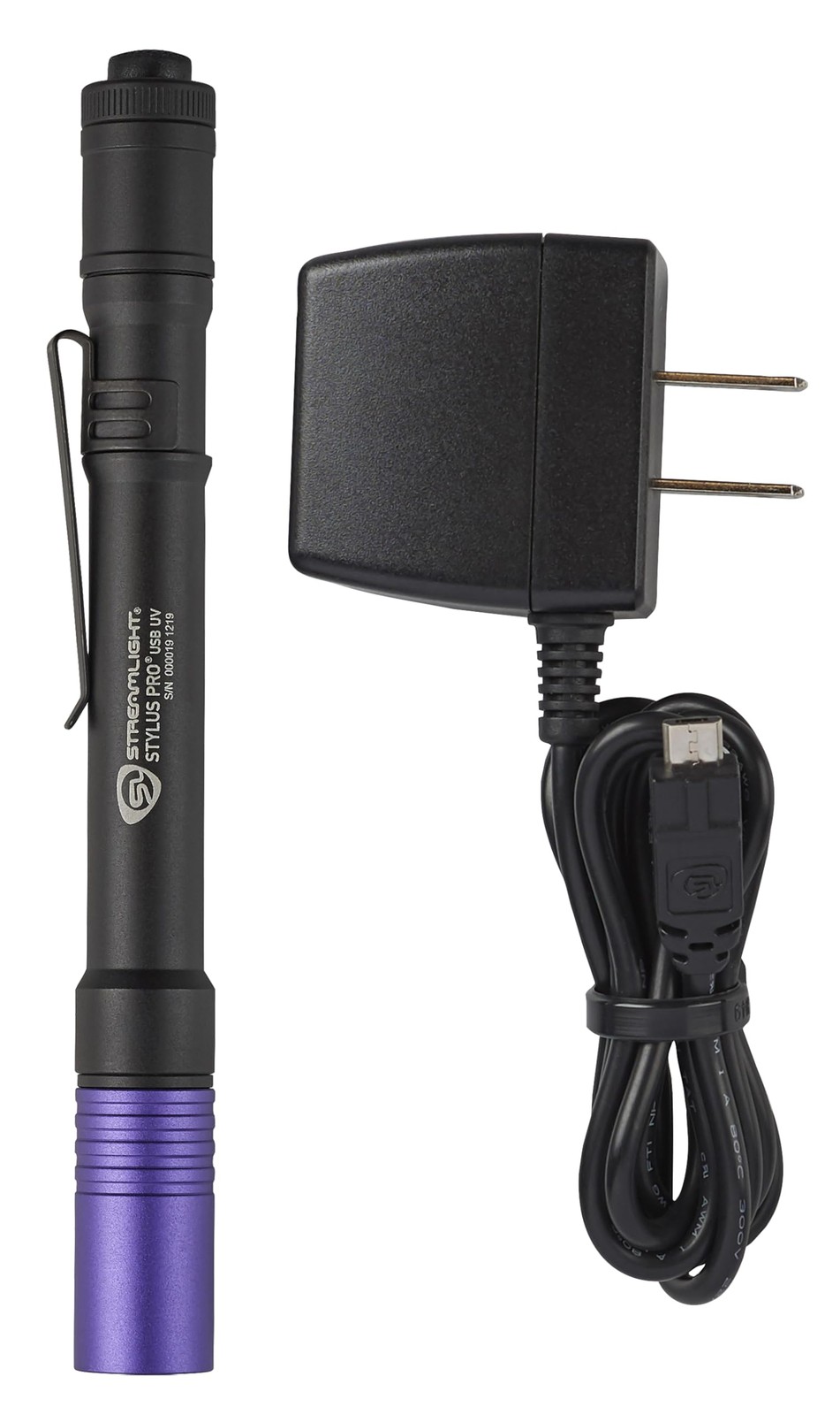 Streamlight 66148 Stylus Pro USB 400nm UV Rechargeable, Black