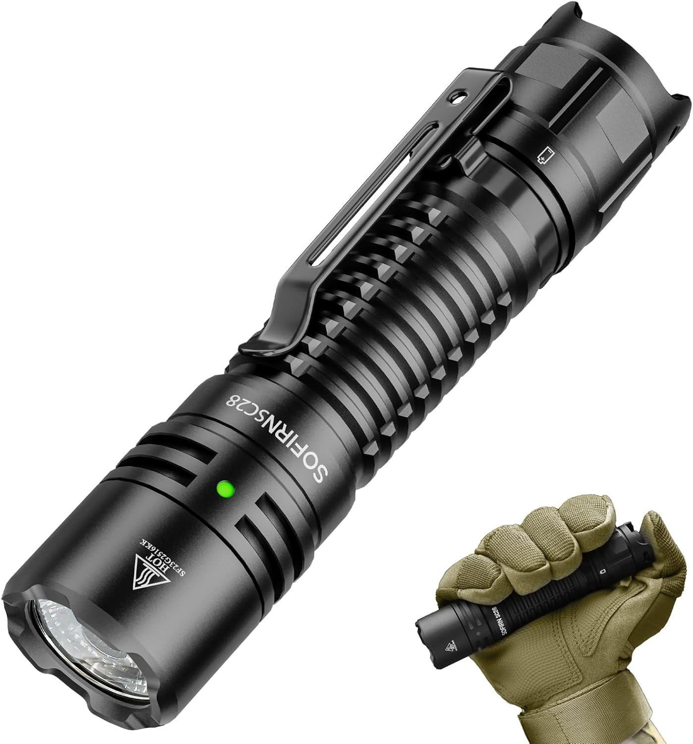 Ultra-Bright 2800 Lumens Rechargeable Flashlight – Durable & Waterproof Design
