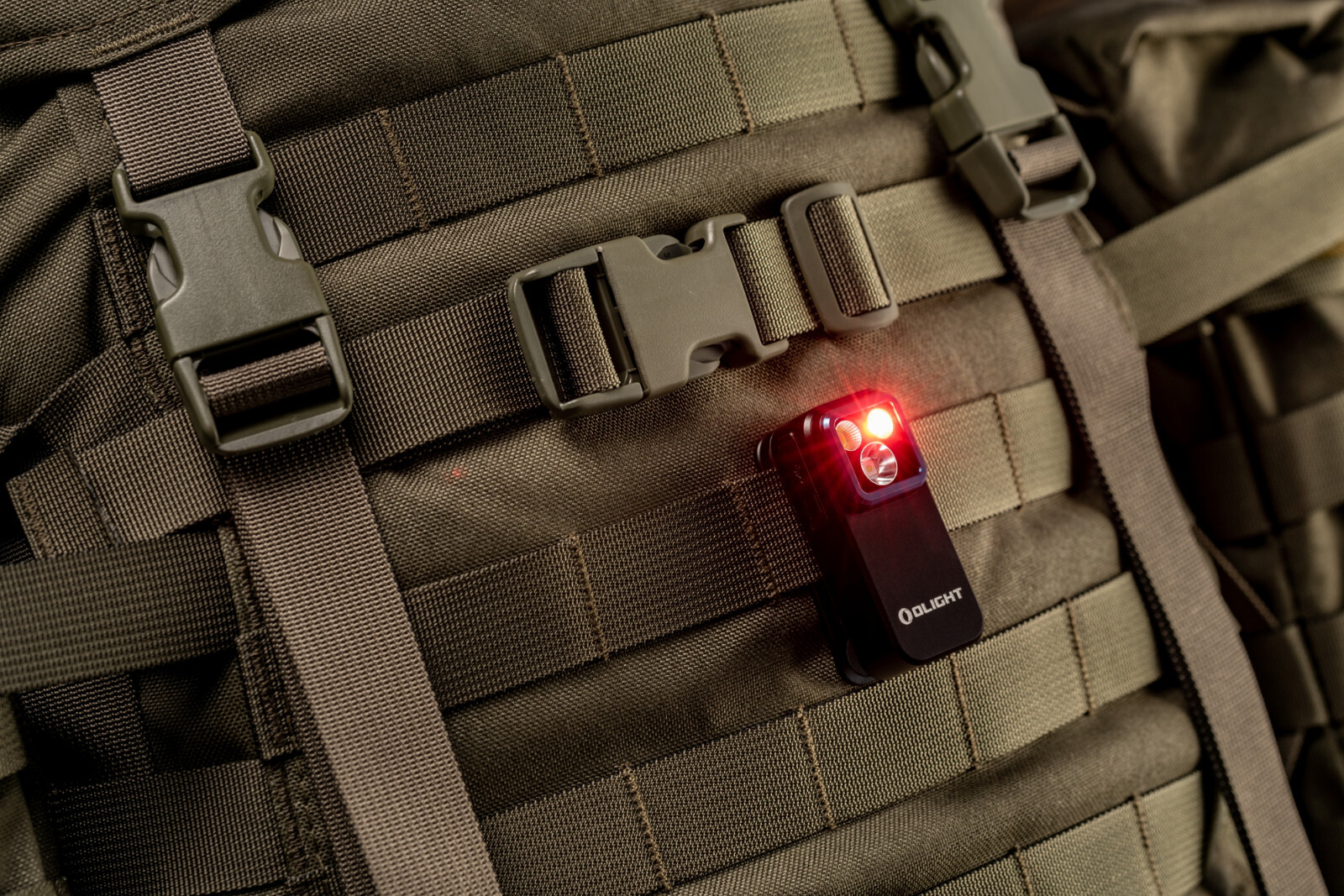 Olight Oclip Pro Black Clip on Flashlight & OPen Mini 2 Black Ballpoint/Pencil