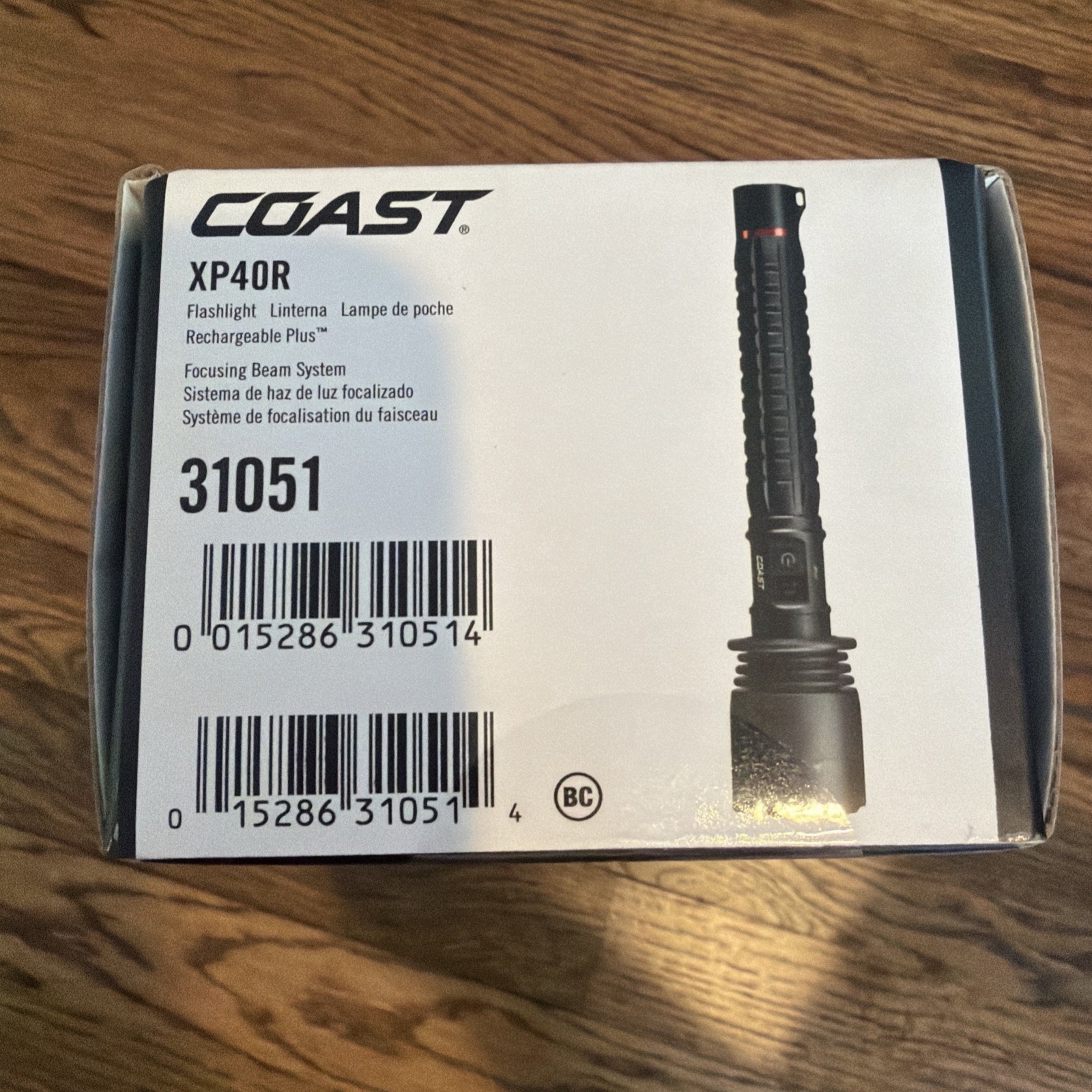 Coast Professional Series XP40R Rechargeable LED Flashlight 8000 Lumens