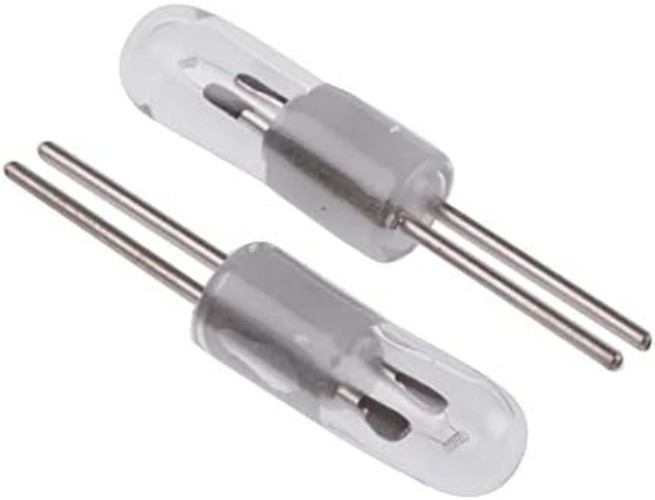 Compact 2-Pack of 800 Lumens Mini Maglite Replacement Lamps for Clear Lighting