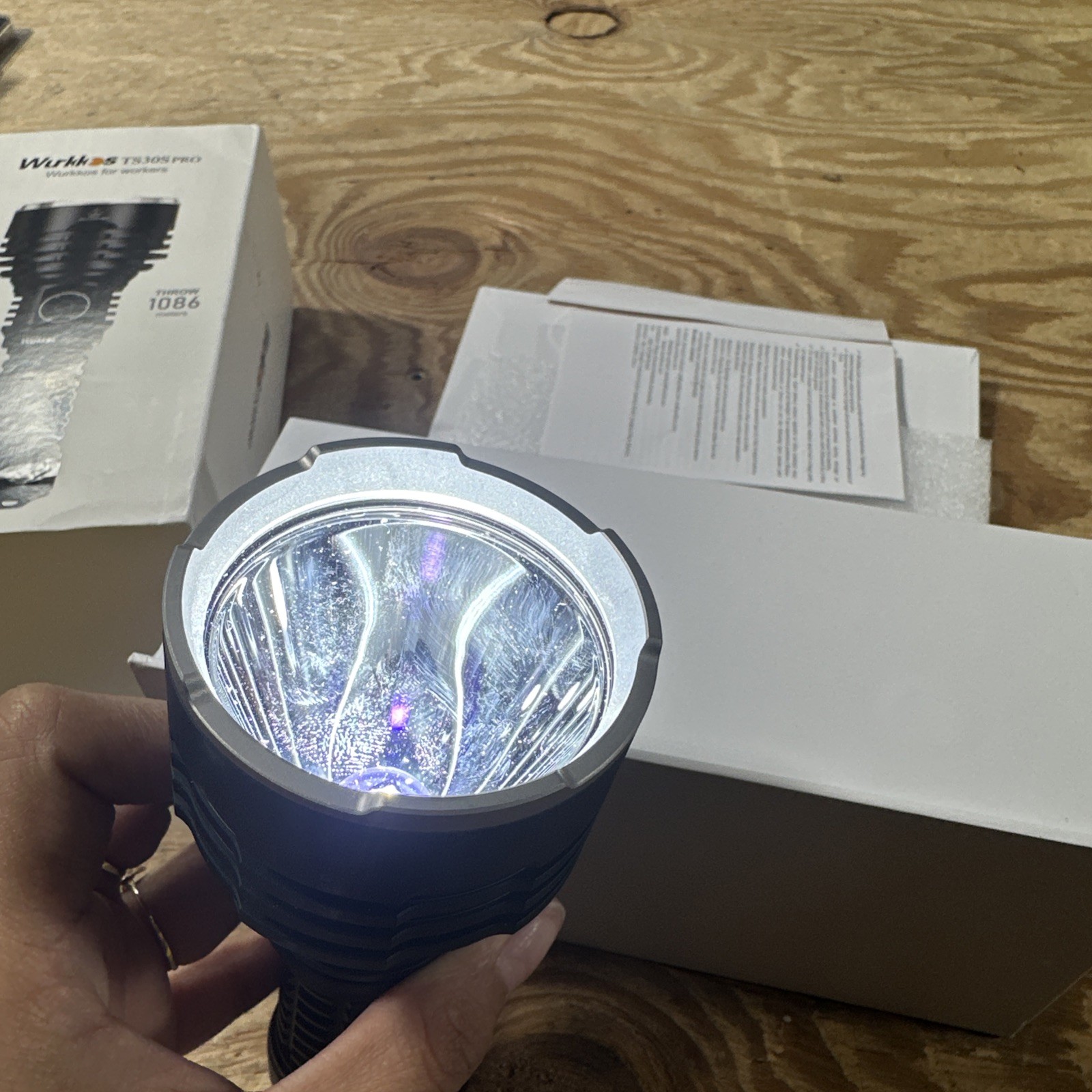Wurkkos TS30S PRO Led Flashlight 6000 Lumen- Opened Box