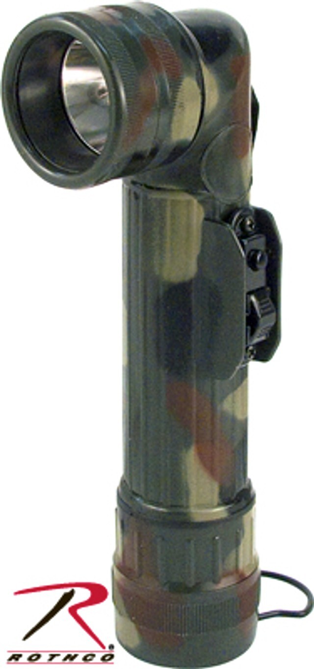 Rothco G.I. Type D-Cell Flashlight – Woodland