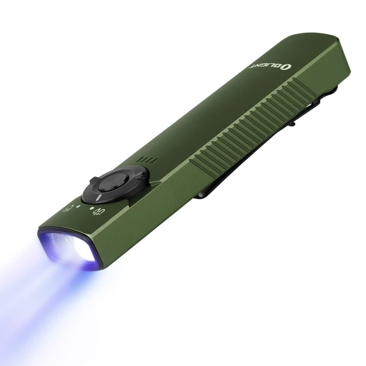 Olight Arkfeld Pro OD Green Flat EDC Flashlight Laser UV LED Light NIBNew In Box