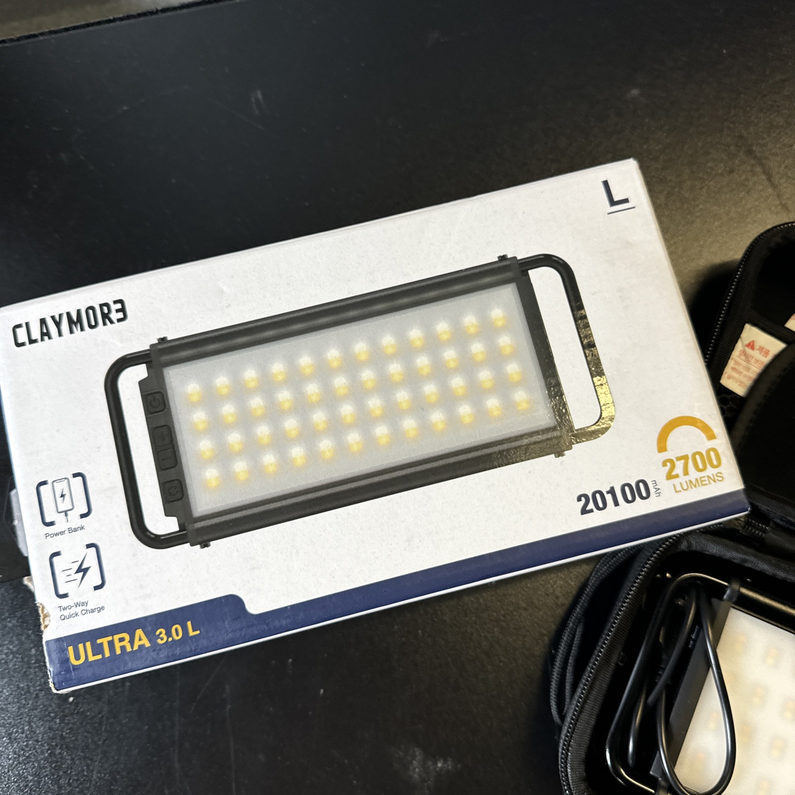 CLAYMORE Ultra 3.0 (Large) – USB-C Rechargeable Outdoor Portable Area Light, …