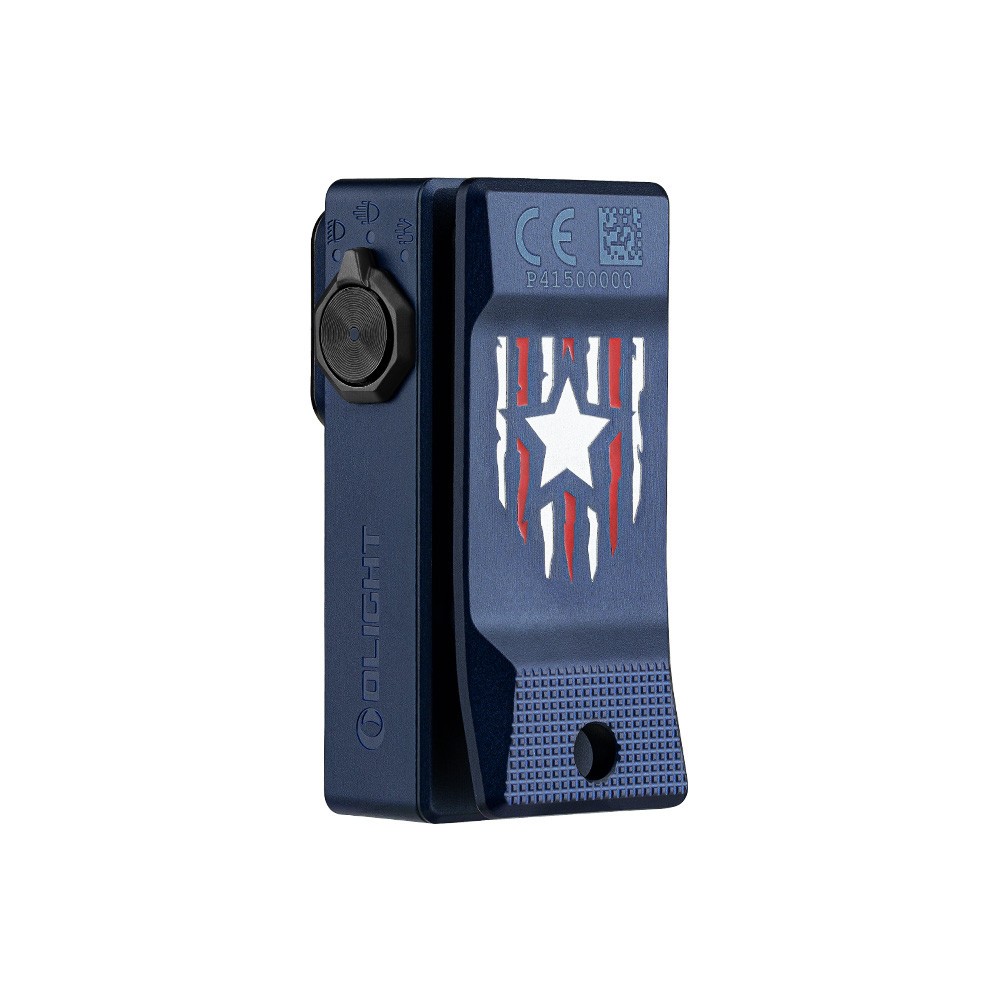 Olight Oclip Ultra Stars & Stripes Clip-On Light w/Oclip Headlamp Strap