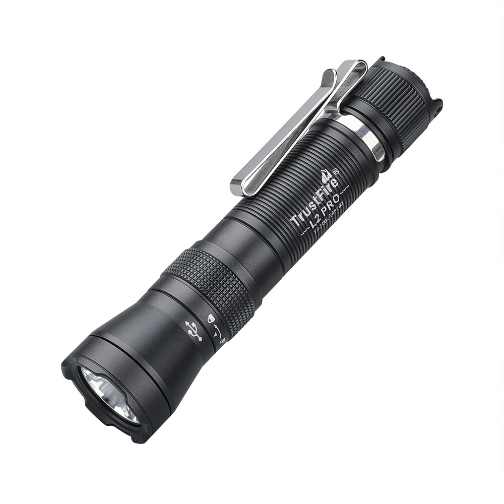 Trustfire L2Pro Led Tactical Flashlight 1100Lumen LED Working Torch IPX6 Black X