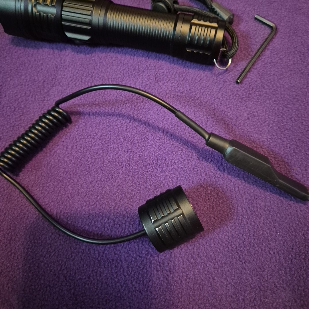 High Power LED Flashlight Rechargable With Accessories