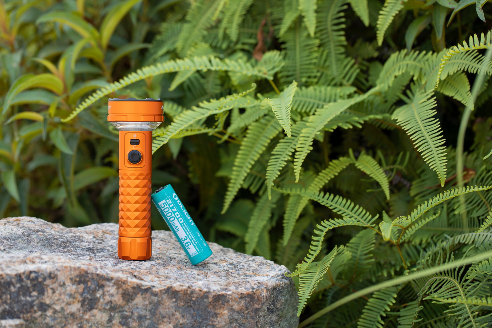 Olight Prowess Orange Flashlight/Lamp, 5000 Lumens, Forward & Reverse Lights