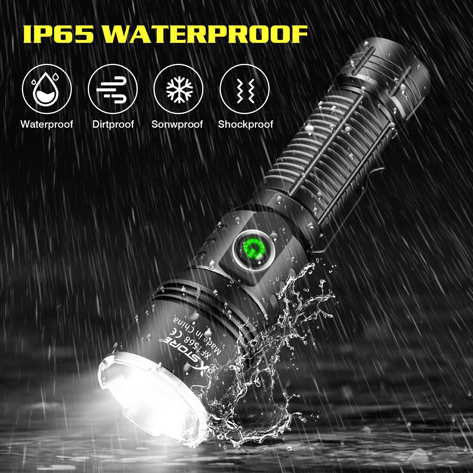 9900000LM Super Bright LED Flashlight Rechargeable Tactical 15W Torch Work Light