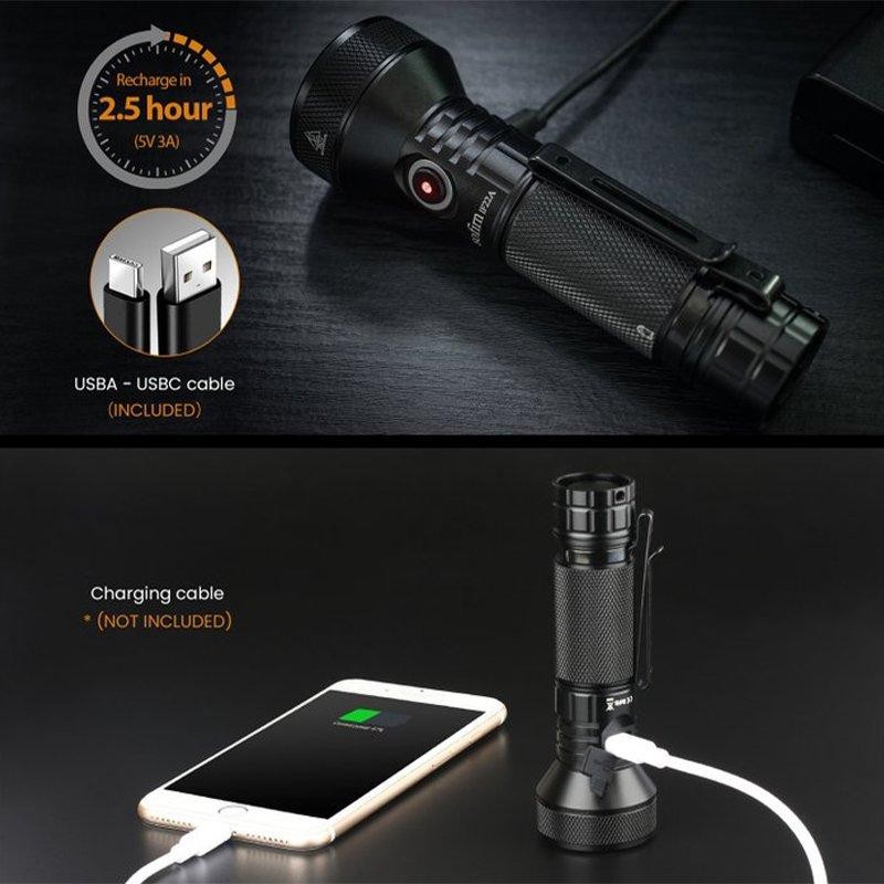 Sofirn IF22A Powerful Flashlight SFT40 2100 Lumens 680M Throw USB-C Rechargeable