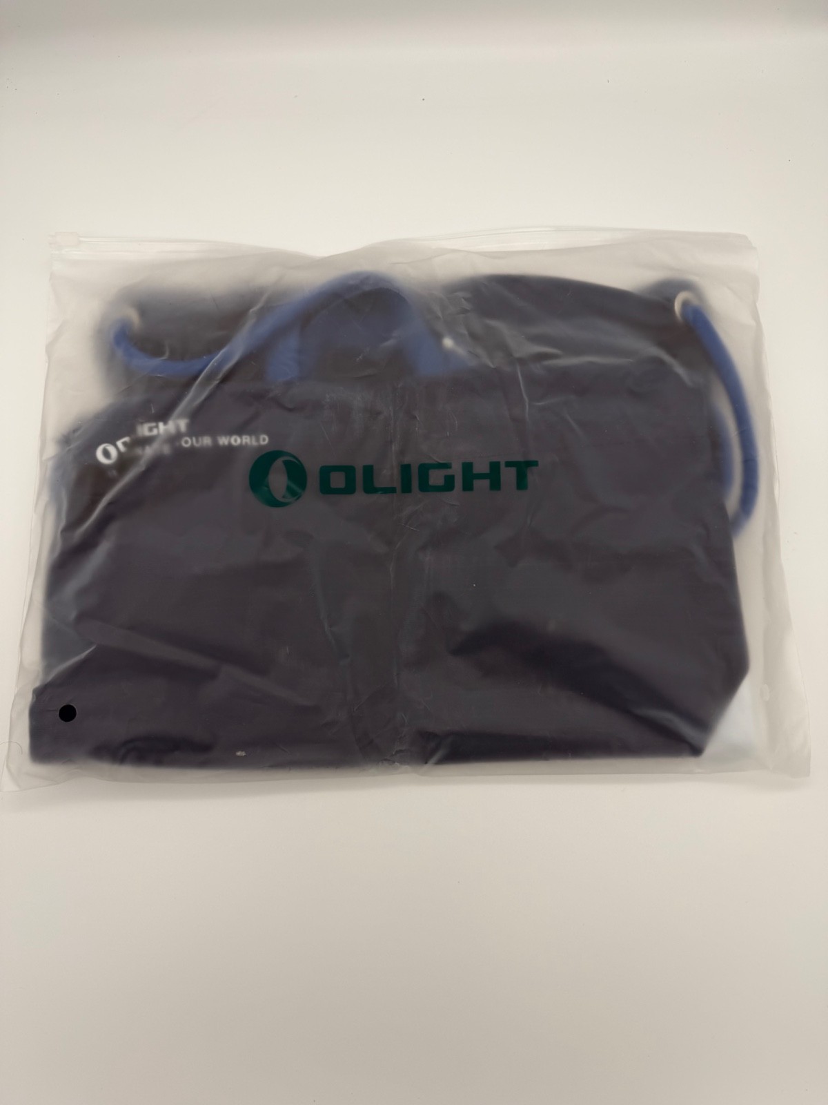 Olight Drawstring Backpack OBAGSPORT SPL Blue Nylon Bag New w/ Tags