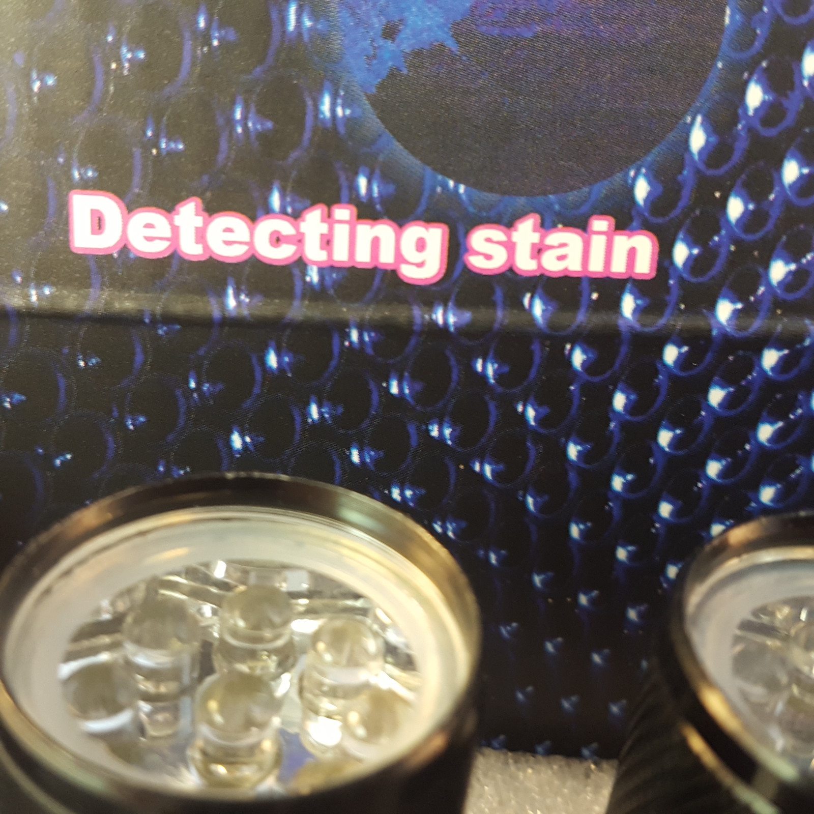 UV 9 LED Pocket Black Light Vaseline Glass Detect Stain Urine Semen Lice Bed Bug