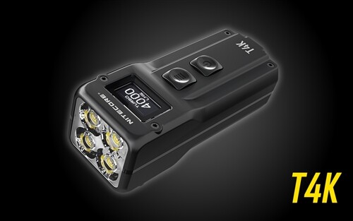 Nitecore® T4K 4000 Lumen Ultra Bright EDC Flashlight