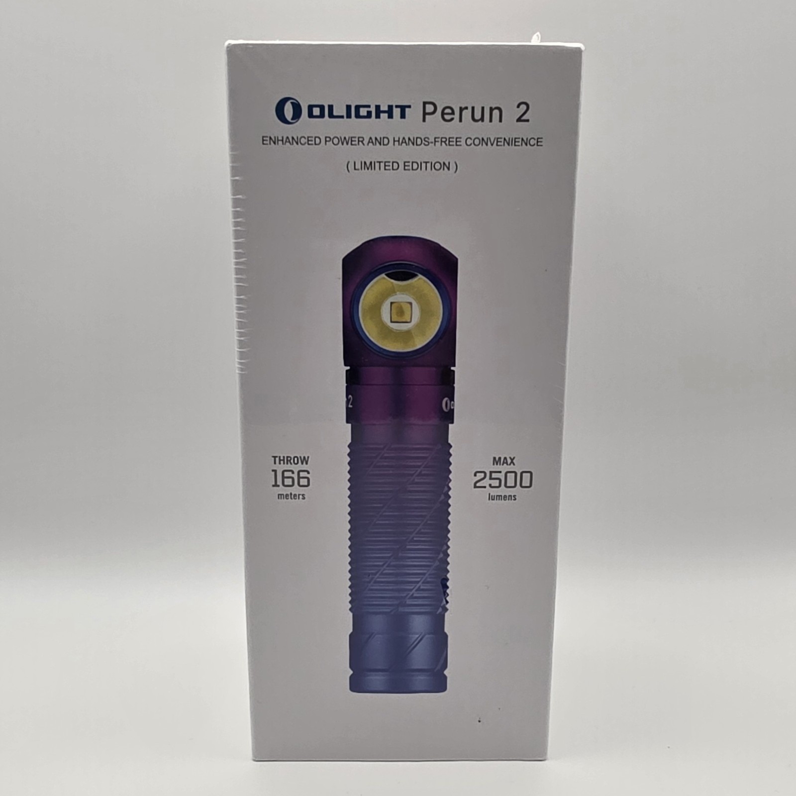 Olight Perun 2 Limited Edition Purple Gradient Headlamp/Flashlight – Sealed/New