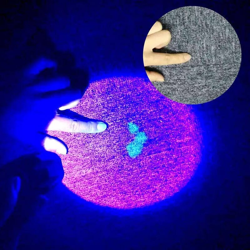 12UV Ultraviolet Flashlight Black Light 395nm 365nm Detector Urine Pet Stains