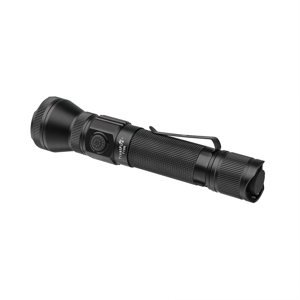 Trustfire T15R 2350 Lumen Tactical EDC Flashlight Type-c Rechargeable Torch US