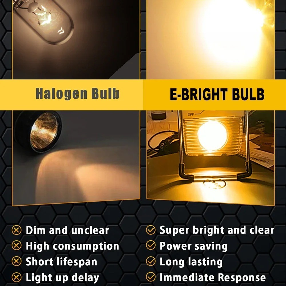 For MAGLITE Super Bright LED Upgrade Bulb Drop In Replacement 2 3 4 5 6 Cell C/D