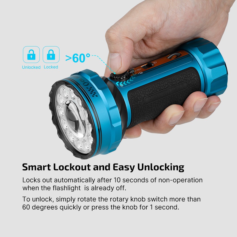 Olight Marauder Mini 2 Roadster & Imini 2 Roadster Flashlights Bundle