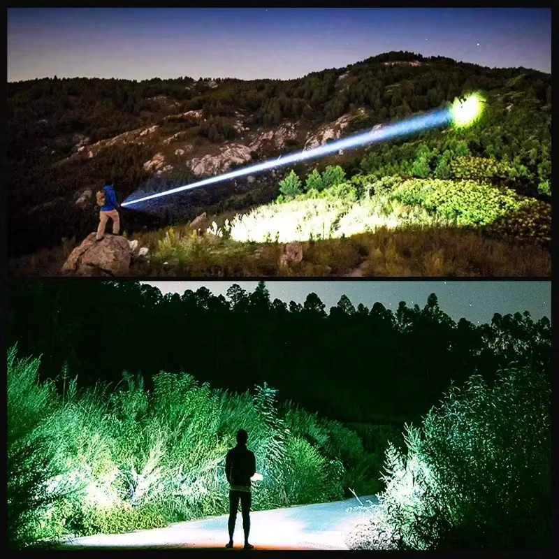 350000000 Lumen Super Bright LED Tactical P90 Flashlight Rechargeable Work Light