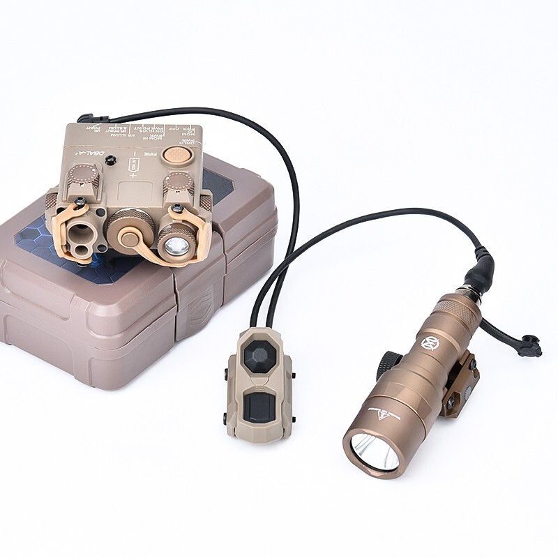 Nylon DBAL-A2 Laser Airsoft Surefir M300 M300C Weapon Flashlight Hunting Switch