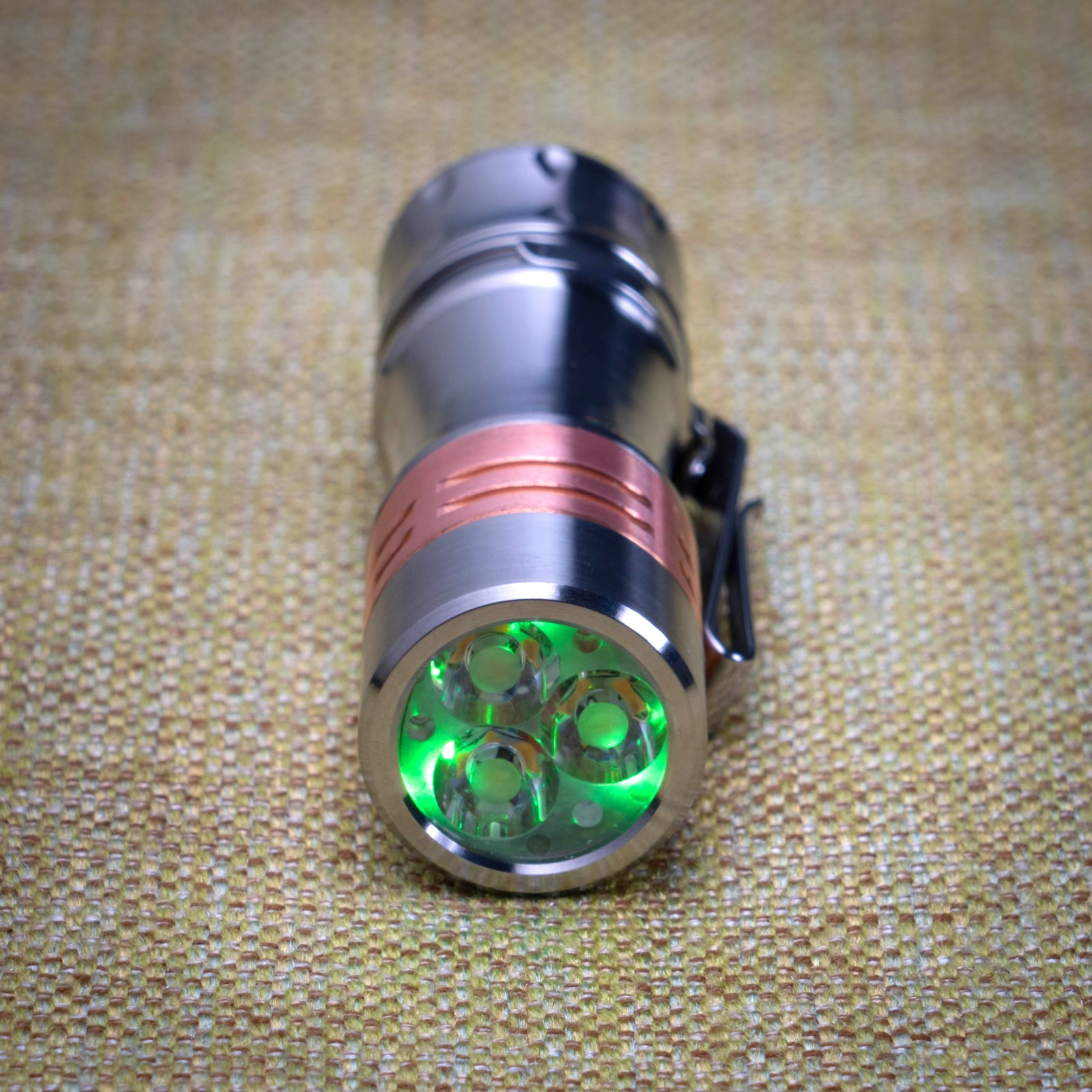 Wurkkos TS10 V2 Titanium Ti / Copper 14500 Mini EDC Flashlight – 4000K High CRI