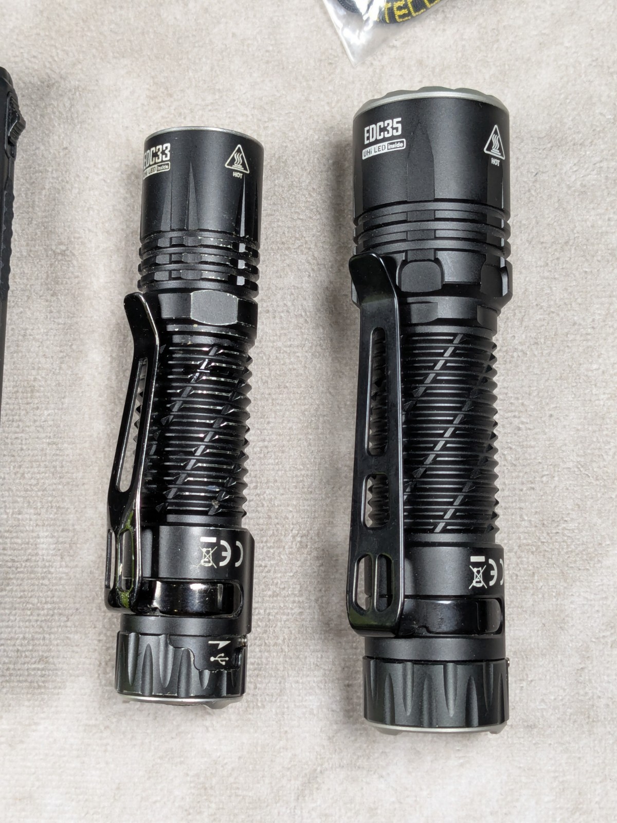 Nitecore Flashlight Lot EDC23 EDC27 UHi EDC29 EDC33 EDC35 Rechargeable Tested