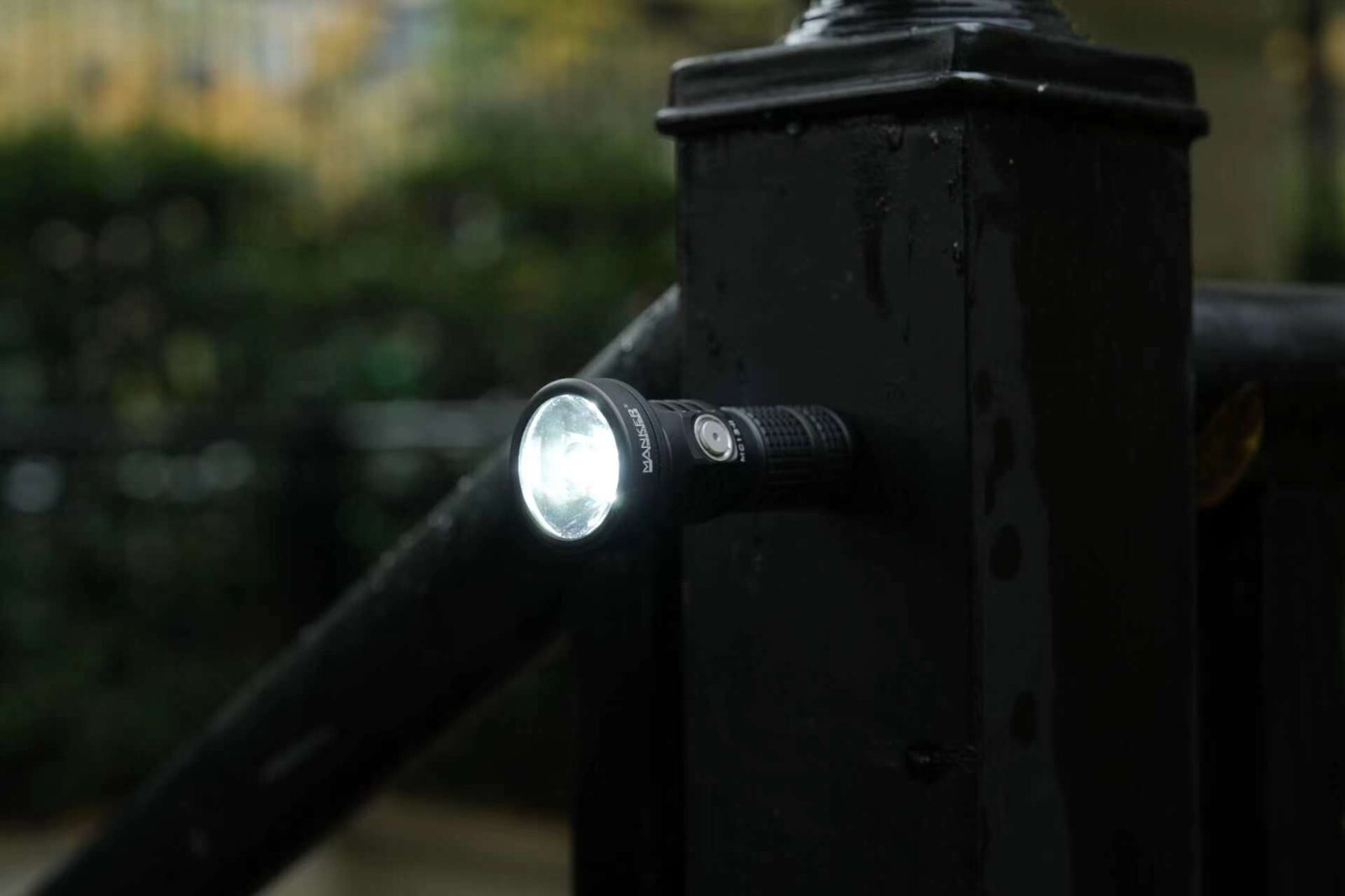 Mankerlight 2000 Lumen 600 Meter Mini EDC Flashlight USB C Rechargeable Black