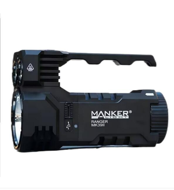 Mankerlight MK39 II High Power Flashlight 25000LM Spotlight +Floodlight 9x LEDs