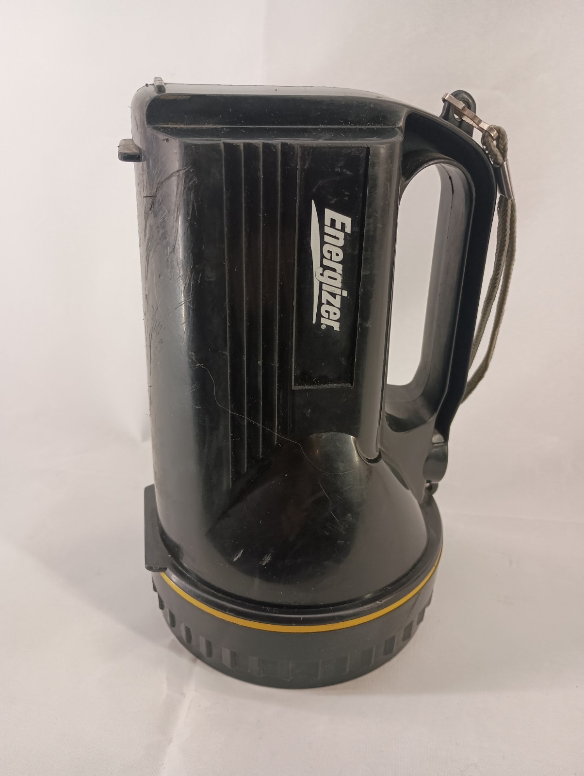 Vintage big Energizer 6 Volt Flashlight With Wrist Strap Battery NOT Included
