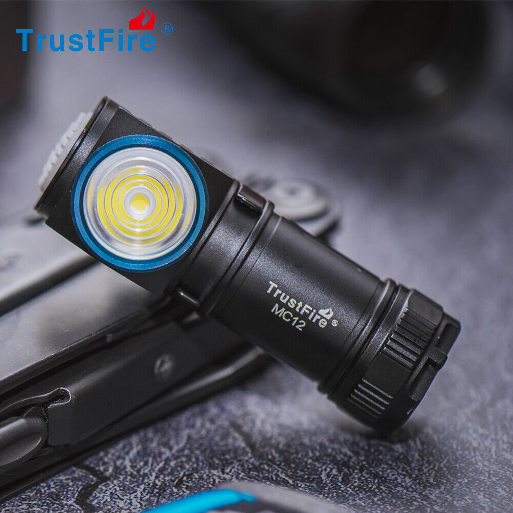 Mini Headlamp 1000 Lumen LED Rechargeable Flashlight Magnet Work light Torch US