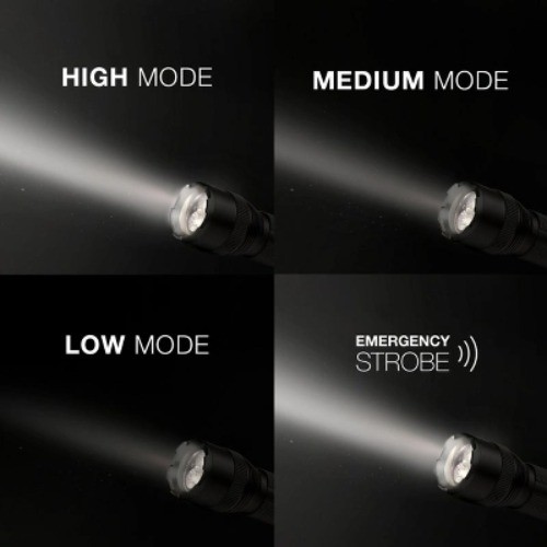 Energizer LED Vision HD Performance Tactical FlashLight: Metal, Impact &