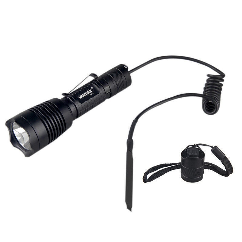 10000LM Hunting Flashlight Predator w/ Scope Mount 20mm Rail for Outdoor camping