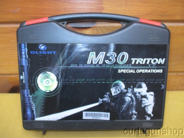 Olight M30 Triton Special Ops 700 Lumens Flashlight with Box and Accessories