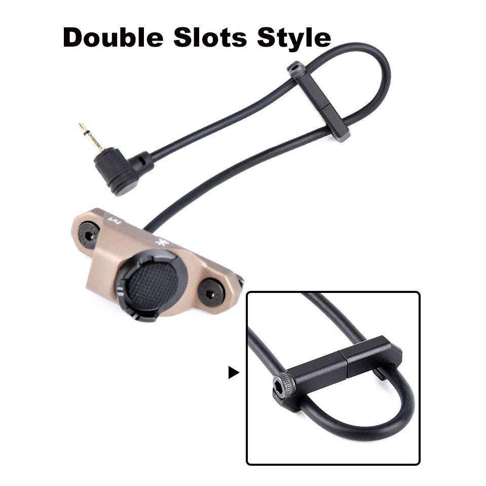 WADSN Metal Cable Management System Wire Slots for 20mm Picatinny Light Switch