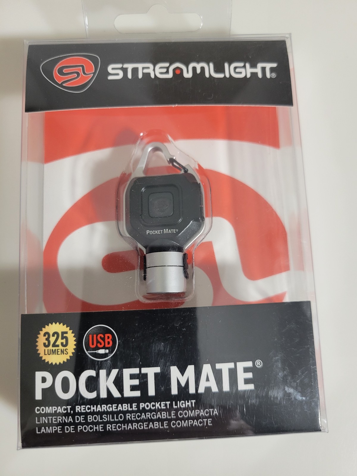 Streamlight Pocket Mate Compact Rechargeable pink w/white LED NEW