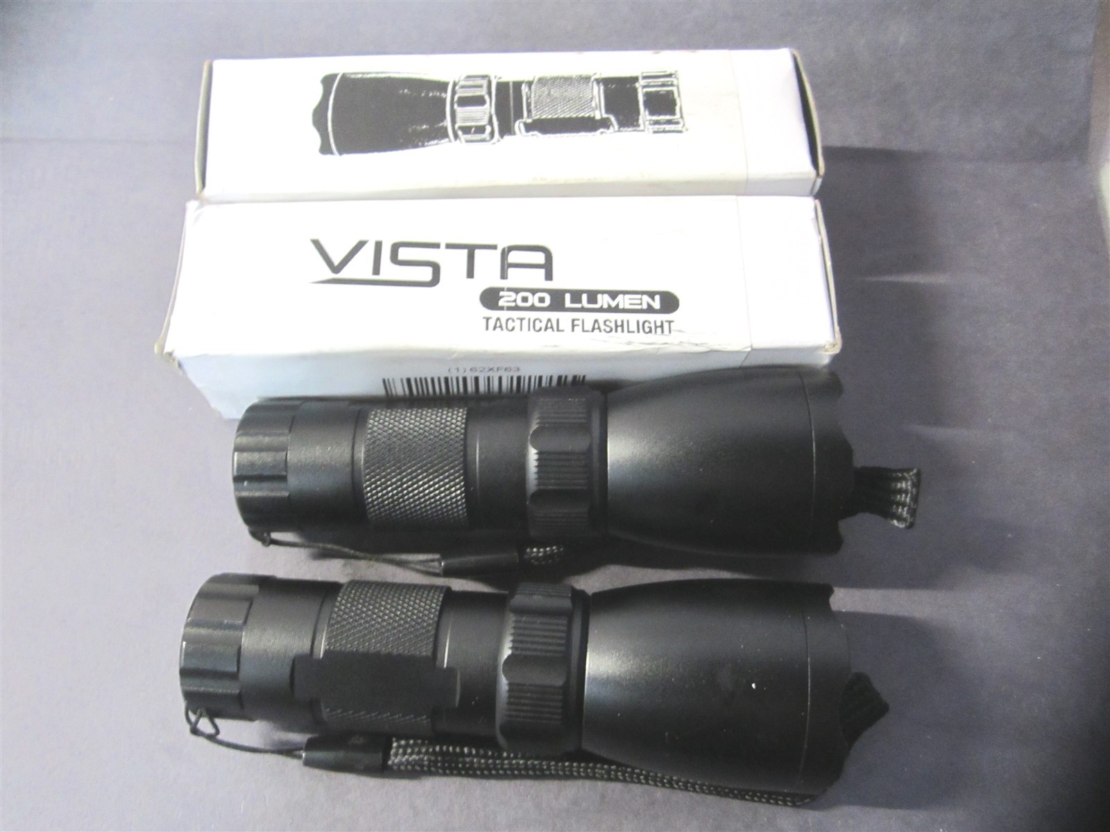 Guard Dog Security (TL-V200) Black 200lm 4.5 in Aluminum Mini Flashlight – Qty 2