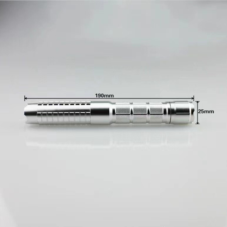 GreenYellow Laser Pointer Adjustable Focus 561nm Visible Laser Sight Flashlight