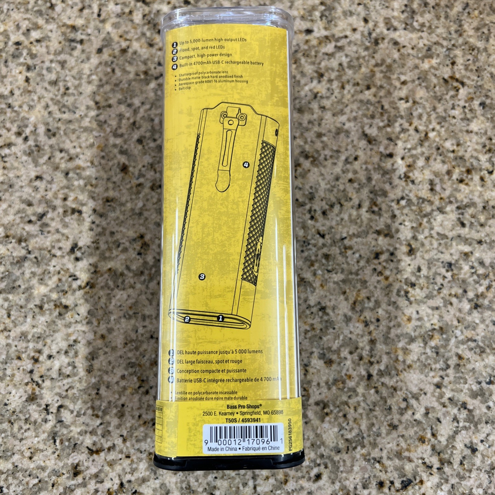 Cabela’s CTL 5000S Slim Rechargeable Flashlight 5000 Lumens – BRAND NEW IN BOX