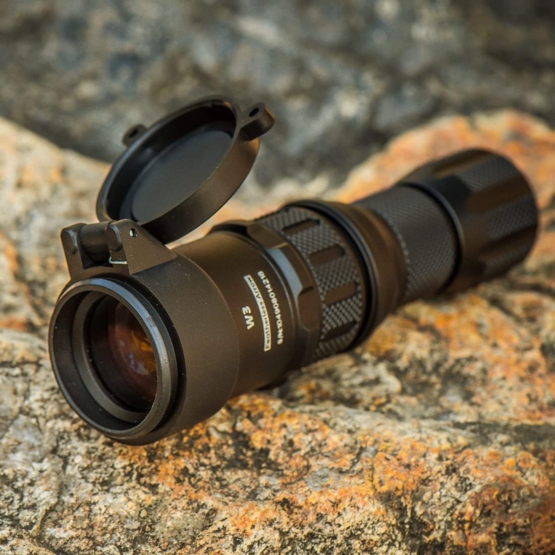 LP25 Flashlight Lens Protector – Safeguard Your Gear with Matte Black Silicone